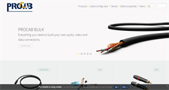 Desktop Screenshot of procab.be